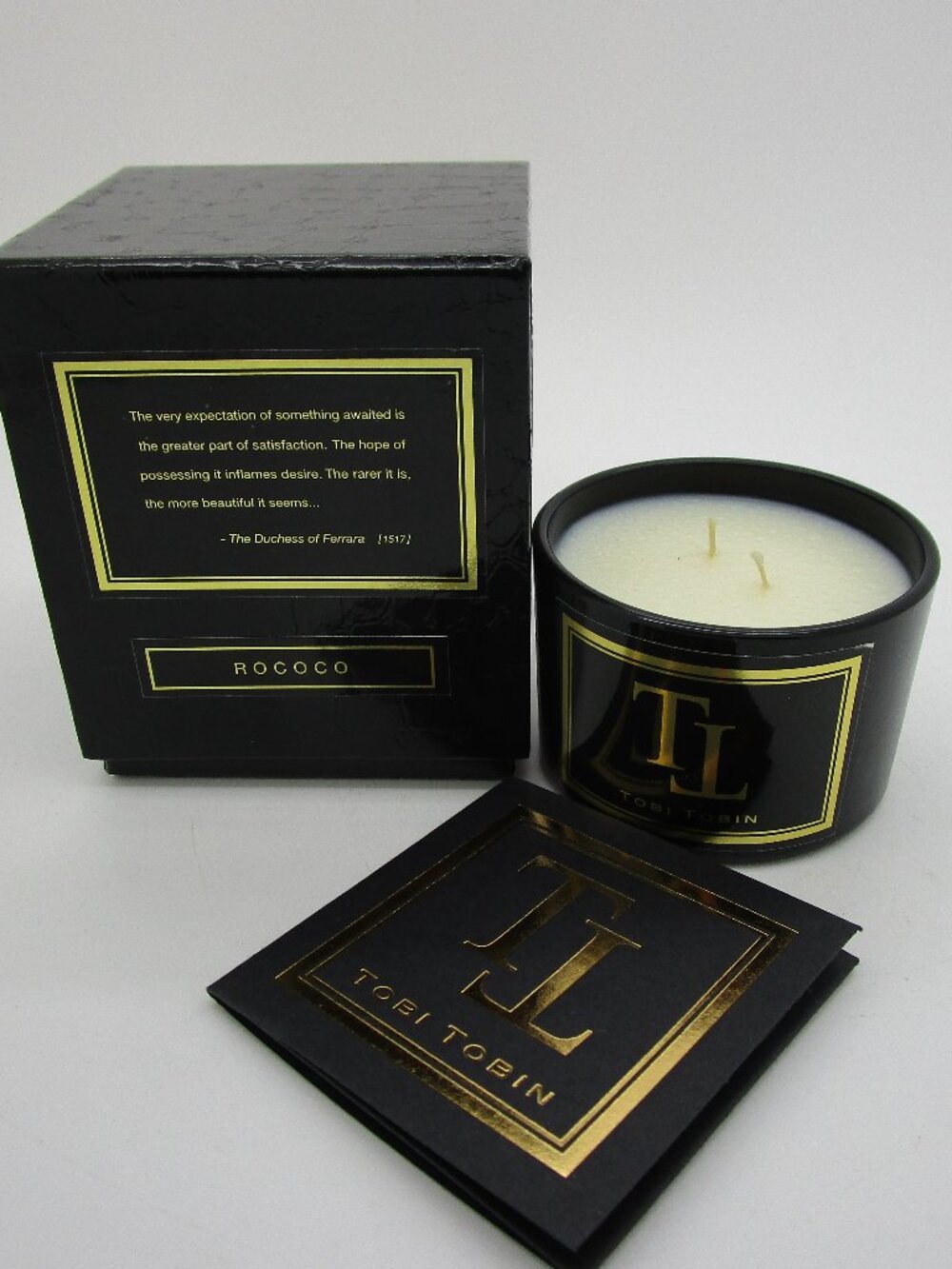 Tobi Tobin ROCOCO 4 oz 2-Wick Candle Scented Collection